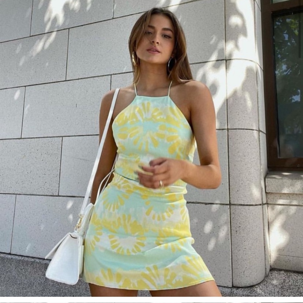 Zara beautiful Tie Dye Mini Dress!!